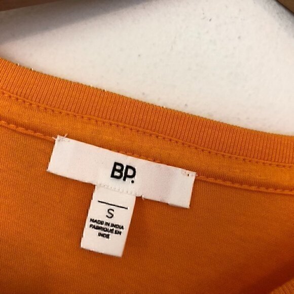 NEW NWT BP Great Day Graphic Tee Orange Long Sleeve Gay Queer LGBT JUNIORS Small - Picture 4 of 8